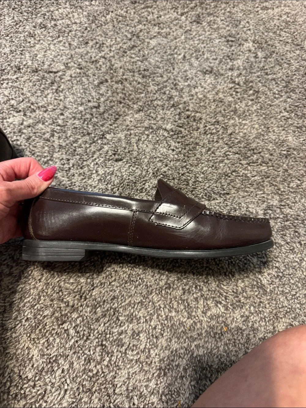 Eastland Women’s Burgundy Leather Penny Loafers